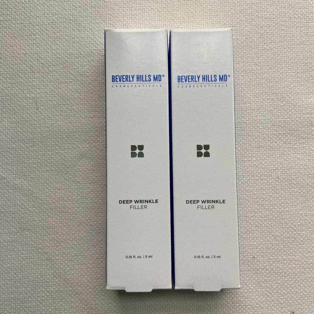 2 Beverly Hills MD Deep Wrinkle Fillers NWOT UNOPENED SEALED